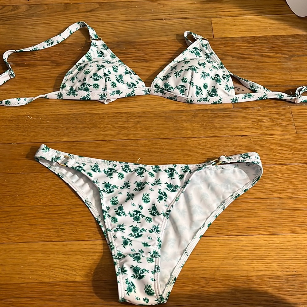 Shein floral bathing suit in medium